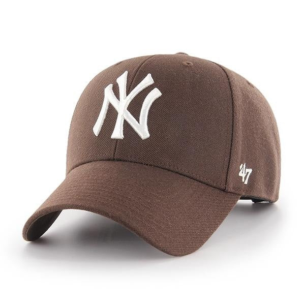 New York Yankees MLB Brown '47 MVP Snapback Official Team Hat Sports Fan Cap Official NFL Team Hat Football Fan Cap