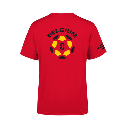 FIFA World Cup 2026 Belgium Puff T-Shirt - Unisex Casual Graphic T Shirt