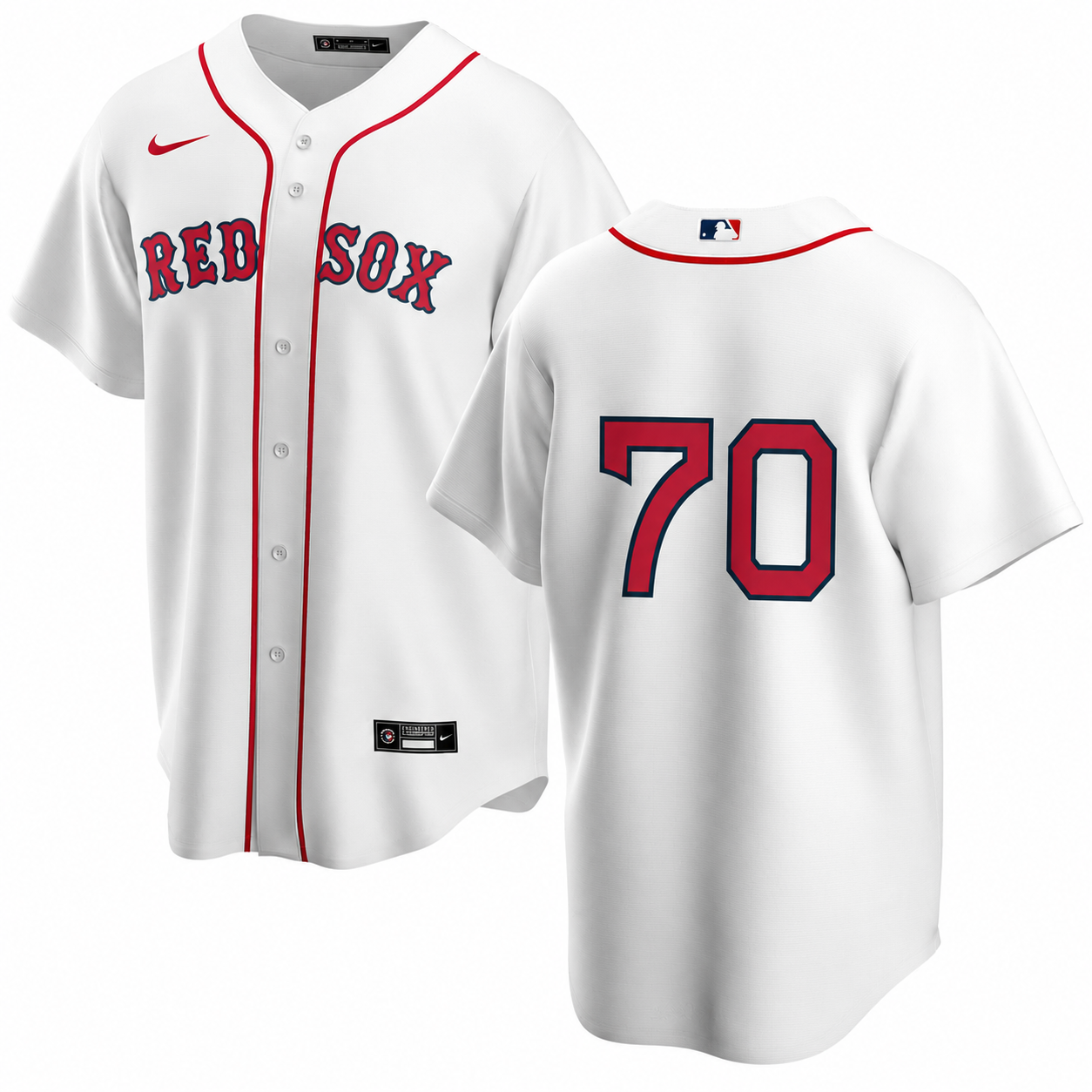 Men's Nike Boston Red Sox Payton Tolle #70 Home Official Replica Player Jersey Official Team Jersey Sports Fan Apparel Official NFL Team Jersey Football Fan Apparel