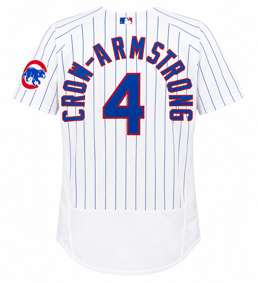 Men's Chicago Cubs Pete Crow-Armstrong Nike Home White Authentic Player Jersey Official Team Jersey Sports Fan Apparel Official NFL Team Jersey Football Fan Apparel