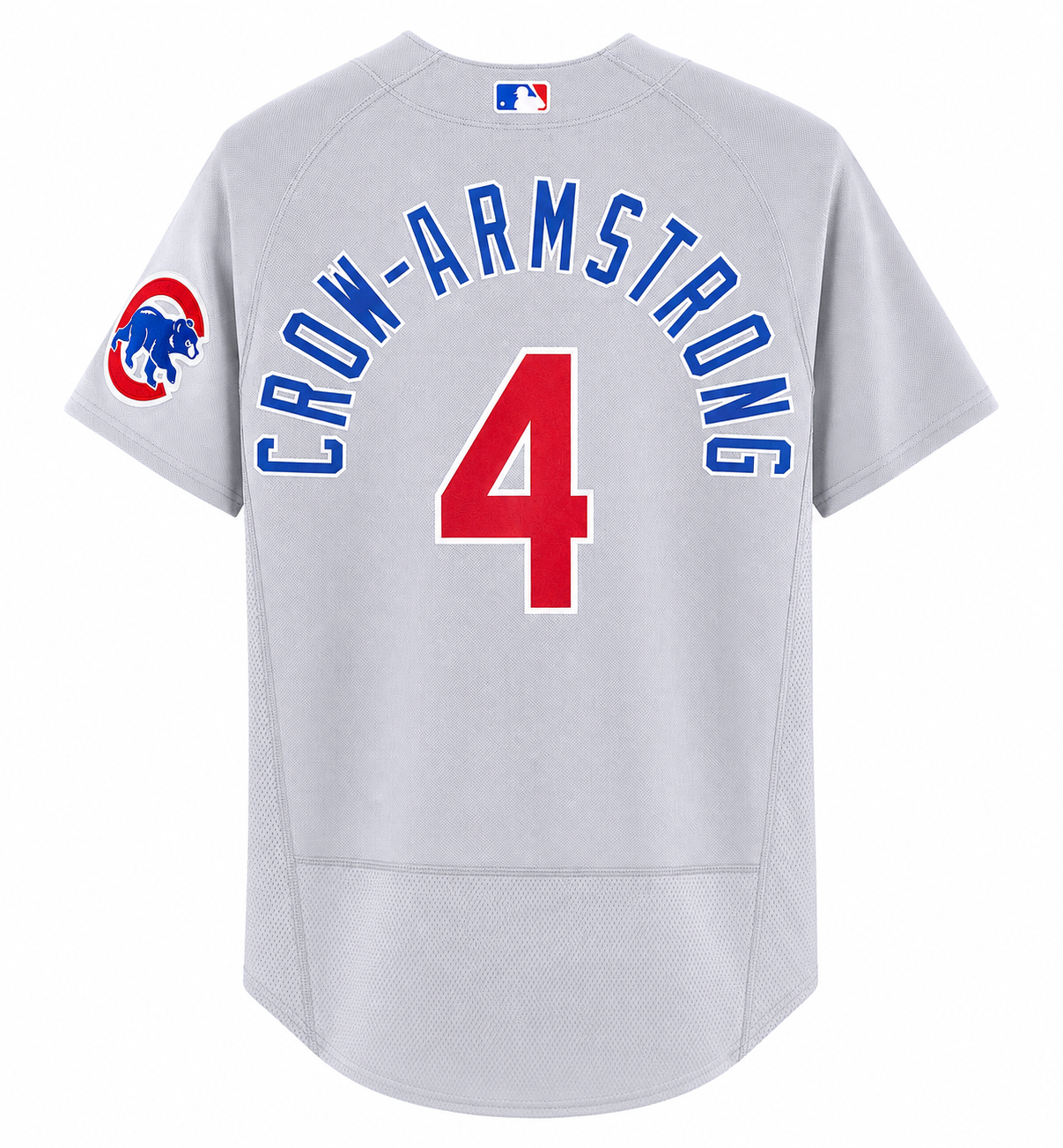 Men's Chicago Cubs Pete Crow-Armstrong Nike Road Gray Authentic Player Jersey Official Team Jersey Sports Fan Apparel Official NFL Team Jersey Football Fan Apparel