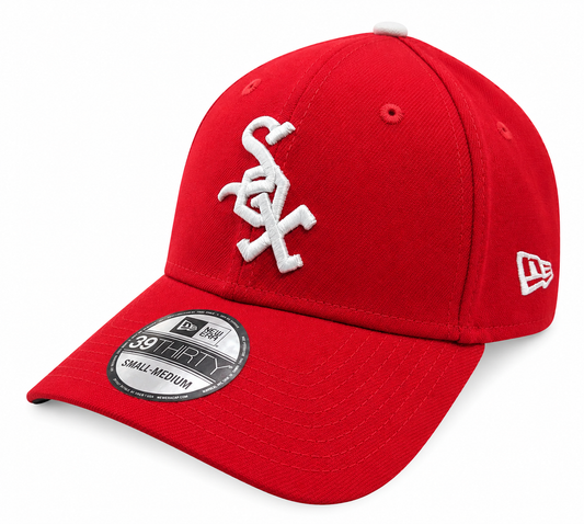 Chicago White Sox Classic 1972 Cooperstown Classics Red 39THIRTY Flex Fit New Era Hat Official Team Hat Sports Fan Cap Official NFL Team Hat Football Fan Cap