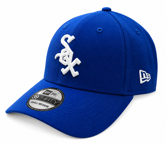 Chicago White Sox Classic 1969 Cooperstown Classics Royal Blue 39THIRTY Flex Fit New Era Hat Official Team Hat Sports Fan Cap Official NFL Team Hat Football Fan Cap
