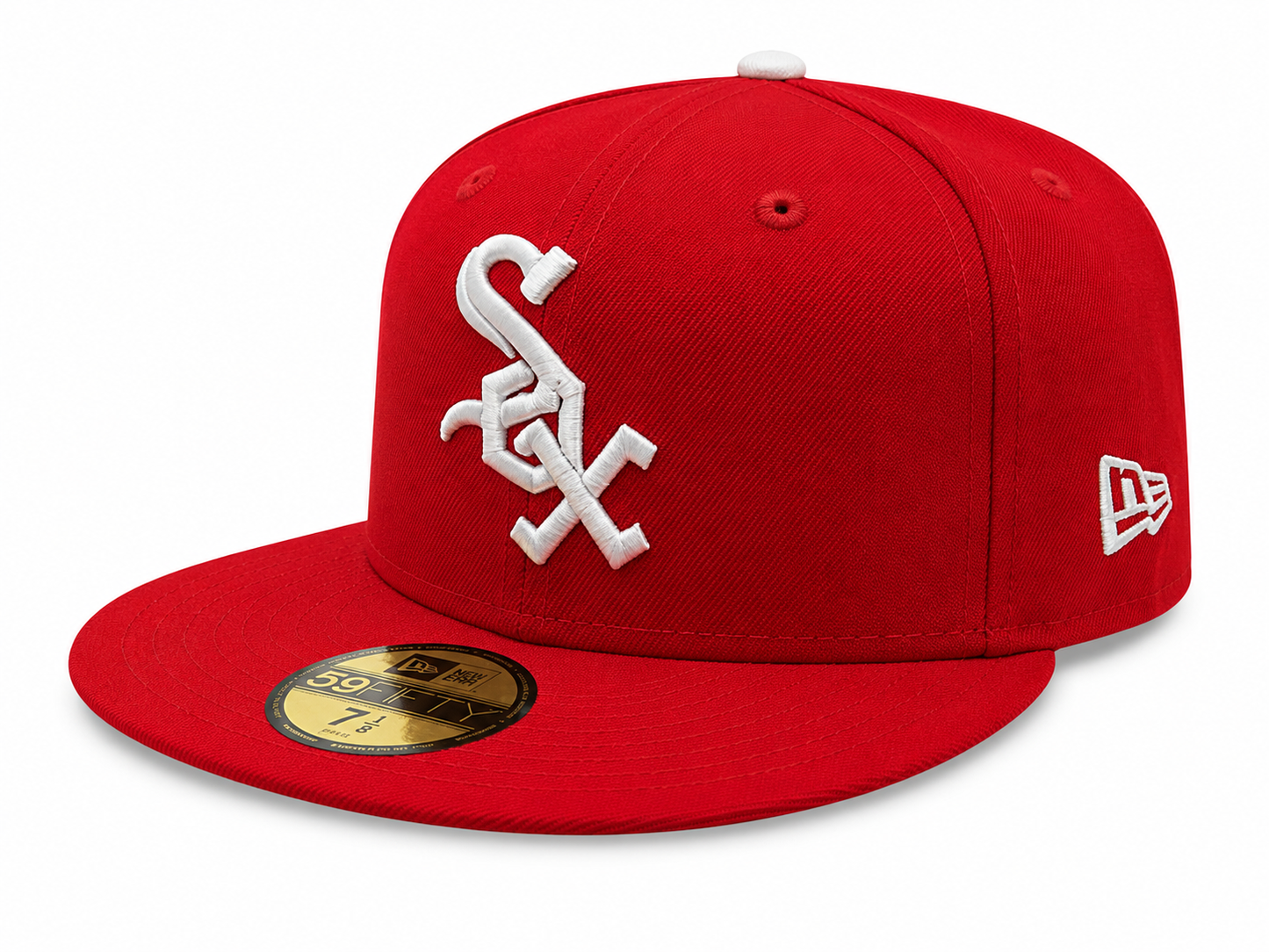 Chicago White Sox Collection 1972 New Era Cooperstown Classics Red 59FIFTY Fitted Hat Official Team Hat Sports Fan Cap Official NFL Team Hat Football Fan Cap