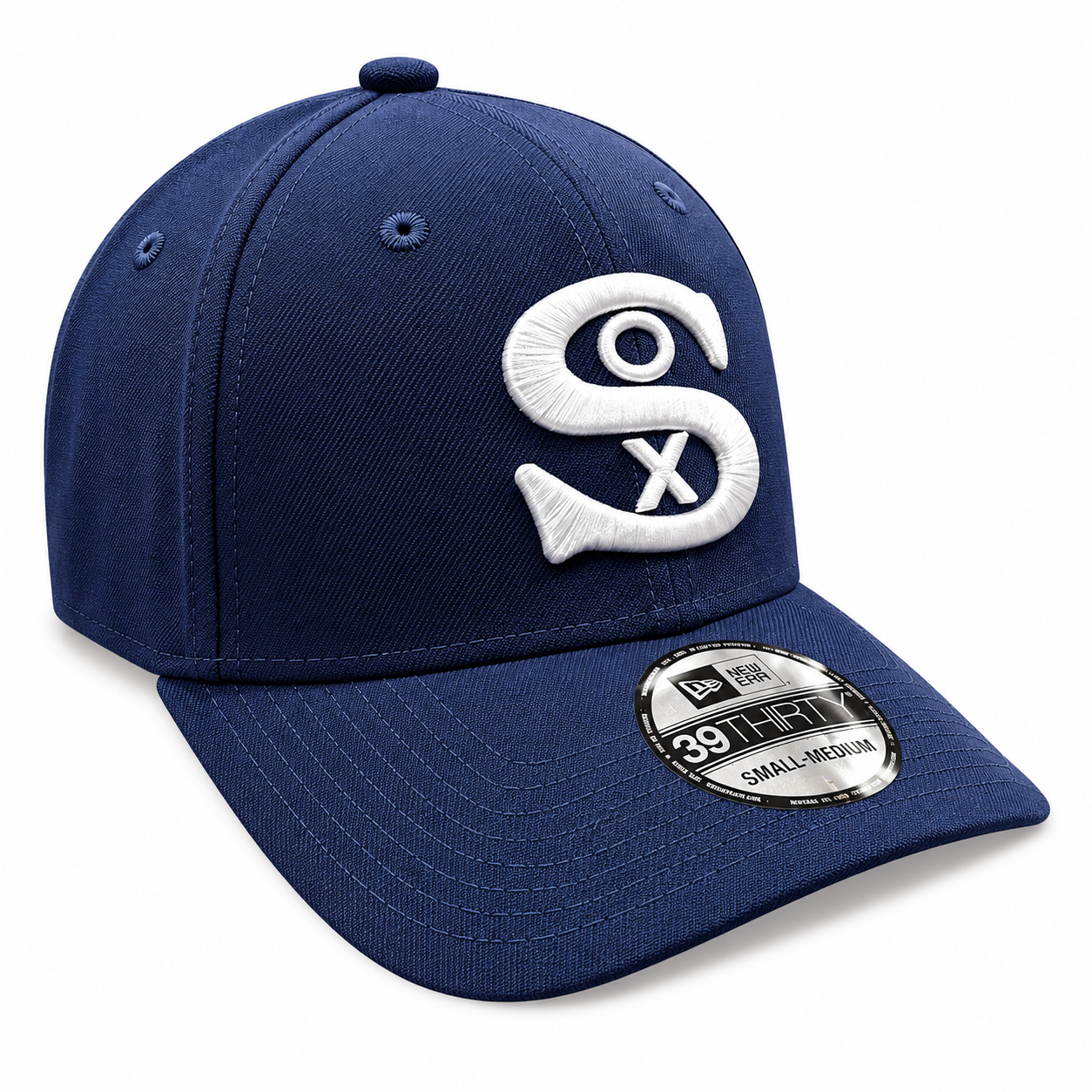 Chicago White Sox New Era 1929 Cooperstown Classics Navy 39THIRTY Flex Fit Hat Official Team Hat Sports Fan Cap Official NFL Team Hat Football Fan Cap