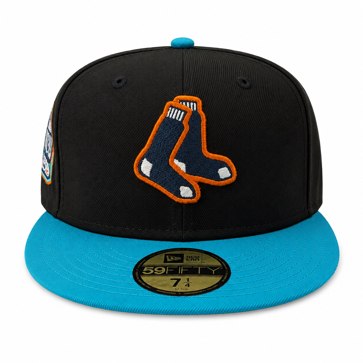 Boston Red Sox New Era Black/Pine Hellbilly Deluxe 59FIFTY Fitted Hat Official Team Hat Sports Fan Cap Official NFL Team Hat Football Fan Cap