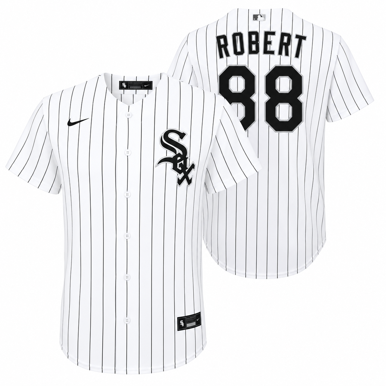 Youth Luis Robert Chicago White Sox White Home Nike Replica Jersey Official Team Jersey Sports Fan Apparel Official NFL Team Jersey Football Fan Apparel