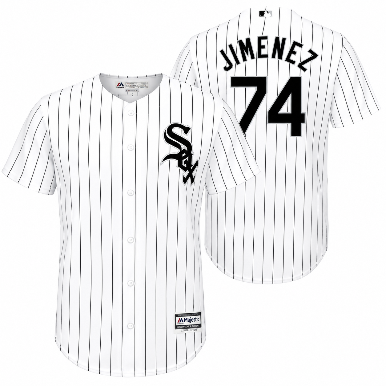 Youth Eloy Jimenez Chicago White Sox Majestic White Home Cool Base Replica Jersey Official Team Jersey Sports Fan Apparel Official NFL Team Jersey Football Fan Apparel