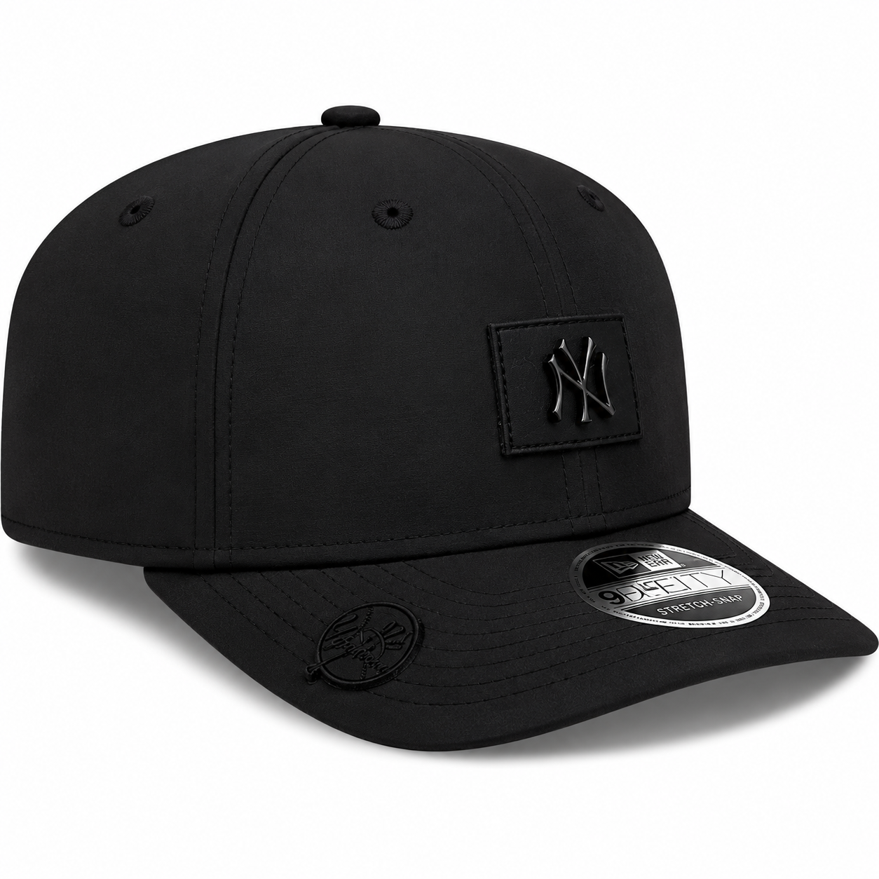 New York Yankees New Era 2026 Clubhouse 9SEVENTY Stretch Snap Adjustable Hat-Black Tonal Official Team Hat Sports Fan Cap Official NFL Team Hat Football Fan Cap