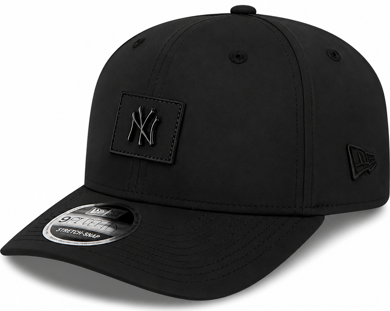 New York Yankees New Era 2026 Clubhouse 9SEVENTY Stretch Snap Adjustable Hat-Black Tonal Official Team Hat Sports Fan Cap Official NFL Team Hat Football Fan Cap