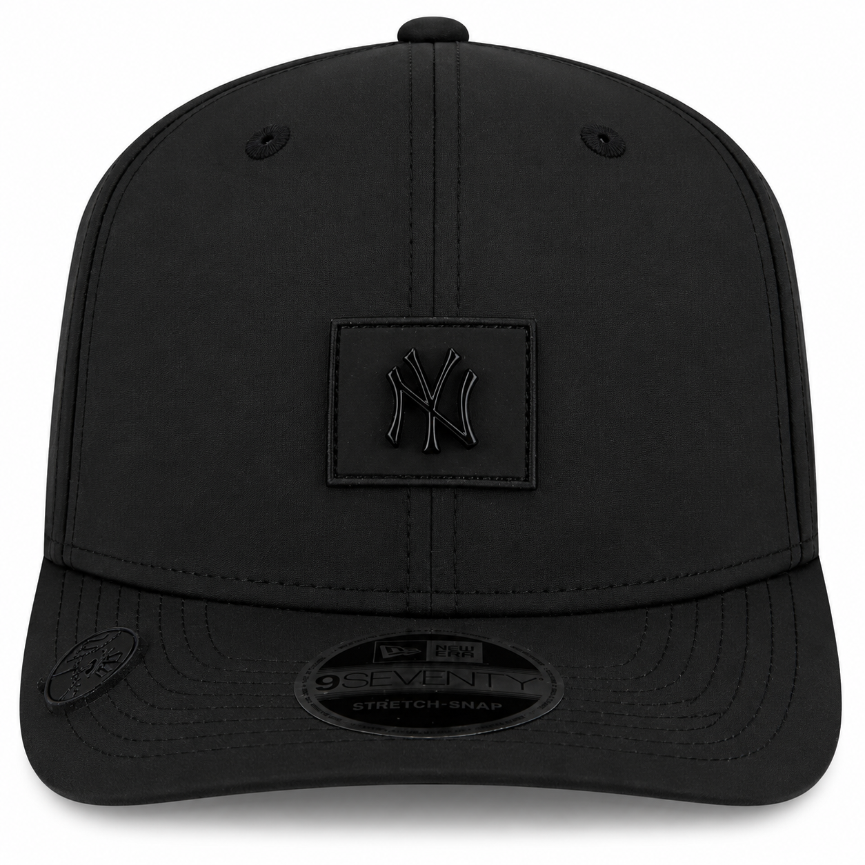 New York Yankees New Era 2026 Clubhouse 9SEVENTY Stretch Snap Adjustable Hat-Black Tonal Official Team Hat Sports Fan Cap Official NFL Team Hat Football Fan Cap