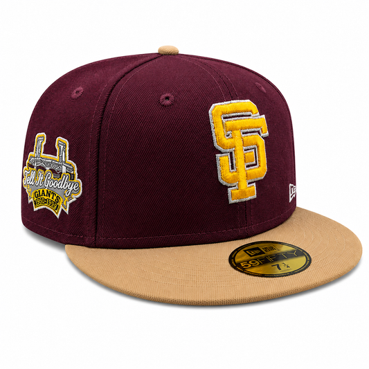 San Francisco Giants New Era Rock Pack 2 Tone Master of Puppets Inspired 59FIFTY Fitted Hat Official Team Hat Sports Fan Cap Official NFL Team Hat Football Fan Cap