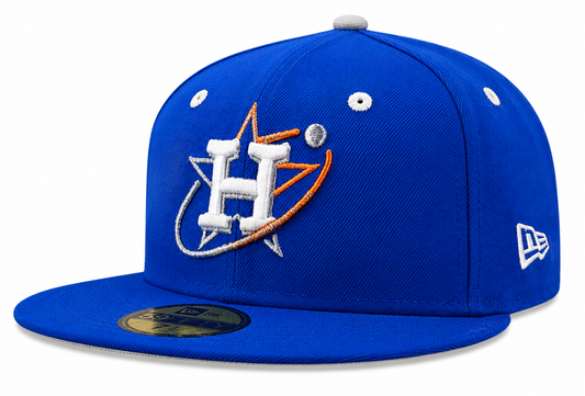 Houston Astros NASA Blue Lift Off Space City 59FIFTY Fitted Hat Official Team Hat Sports Fan Cap Official NFL Team Hat Football Fan Cap