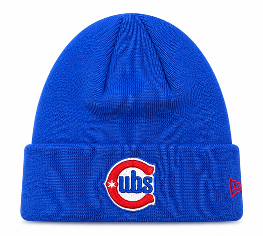 Chicago Cubs New Era Royal 2nd Alternate Cuffed Knit Hat Official Team Hat Sports Fan Cap Official NFL Team Hat Football Fan Cap