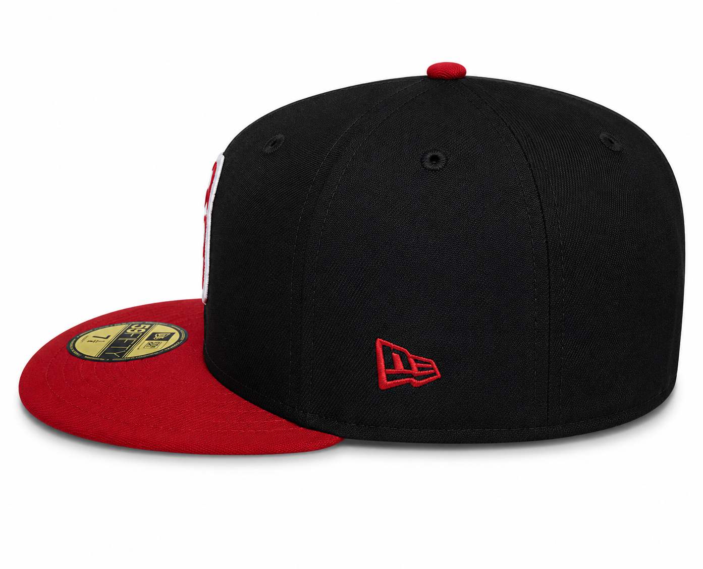 Iowa Cubs New Era MILB 2 Tone Black/Red 59FIFTY Fitted Hat Official Team Hat Sports Fan Cap Official NFL Team Hat Football Fan Cap