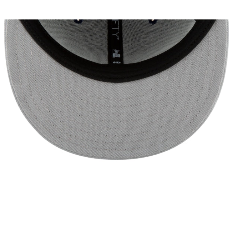 Los Angeles Dodgers MLB League Essential 59FIFTY Fitted New Era Gray/White Official Team Hat Sports Fan Cap Official NFL Team Hat Football Fan Cap