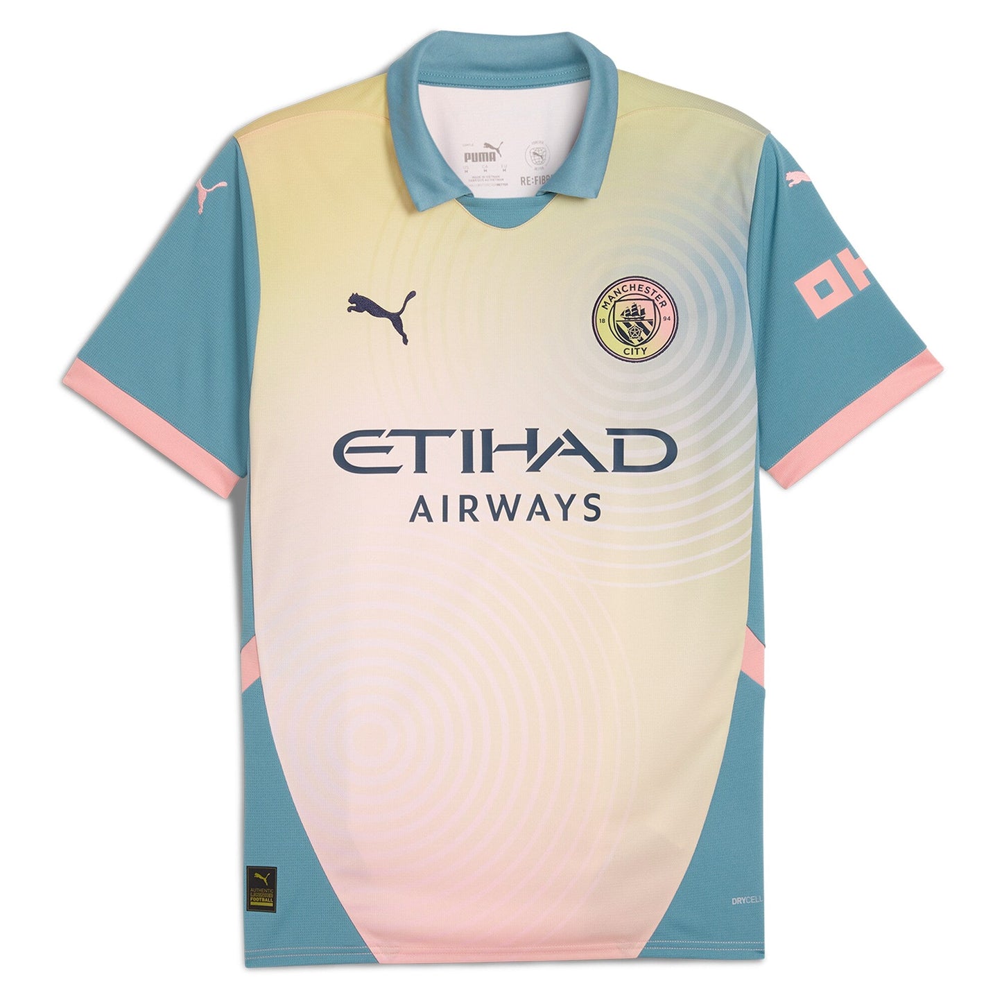 Erling Haaland Manchester City Puma 2024 25 Fourth Player Jersey - Blue Official Team Jersey Sports Fan Apparel