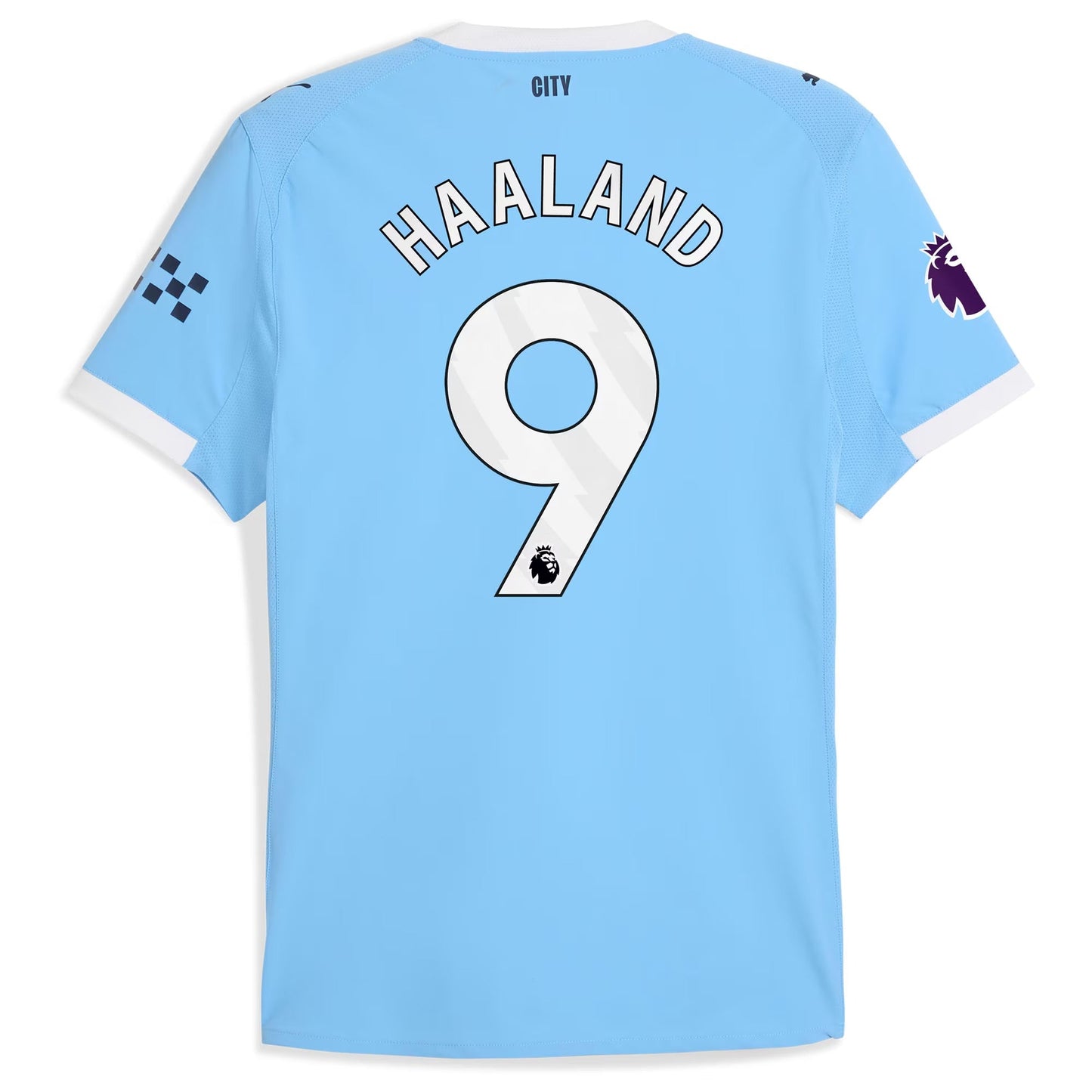 Erling Haaland Manchester City Puma 2025 26 Home Player Jersey - Sky Blue Official Team Jersey Sports Fan Apparel