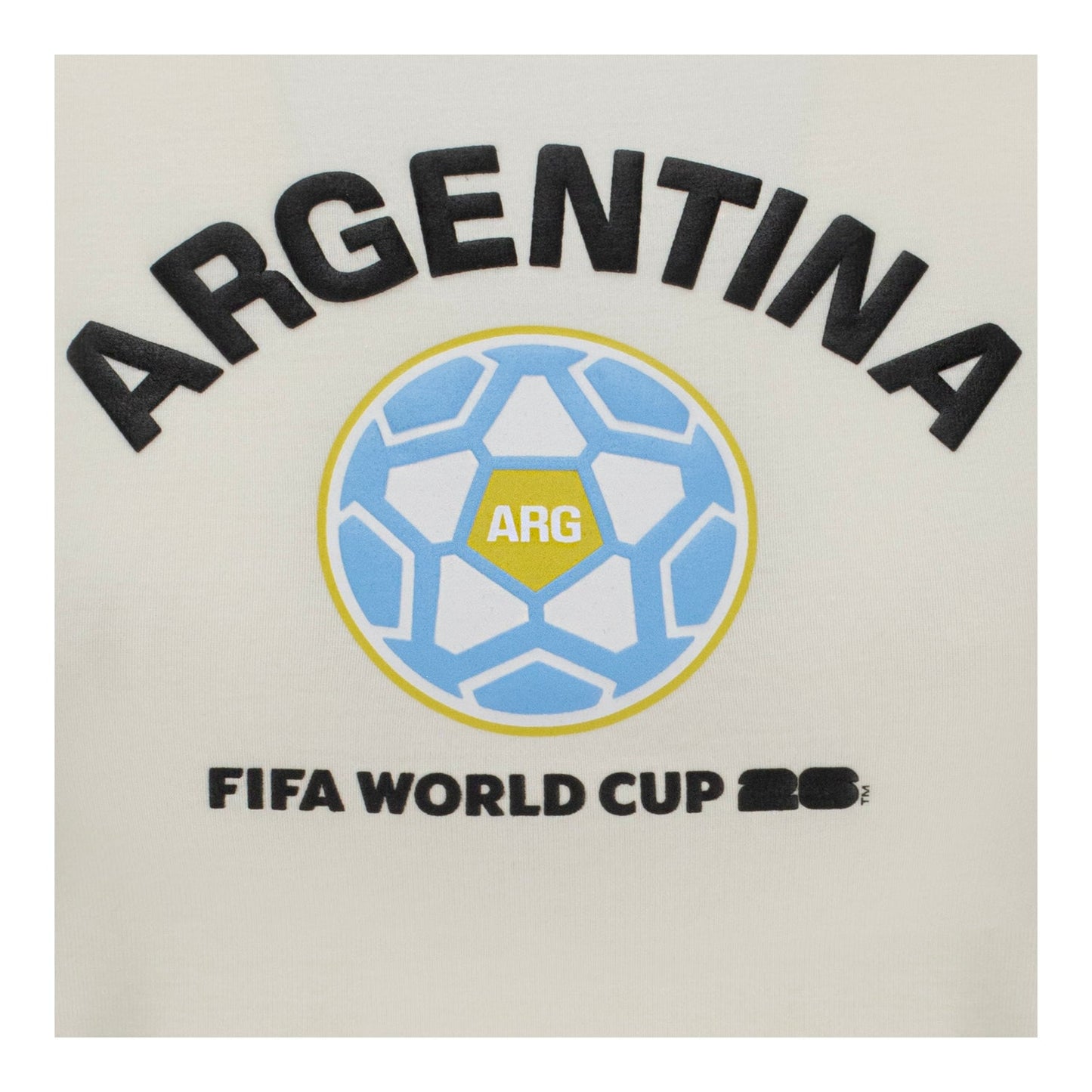 FIFA World Cup 2026 Argentina Crop T-Shirt - Women s Casual Graphic T Shirt