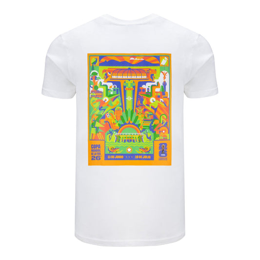 FIFA World Cup 2026 Mexico City Poster White T-Shirt - Unisex Casual Graphic T Shirt