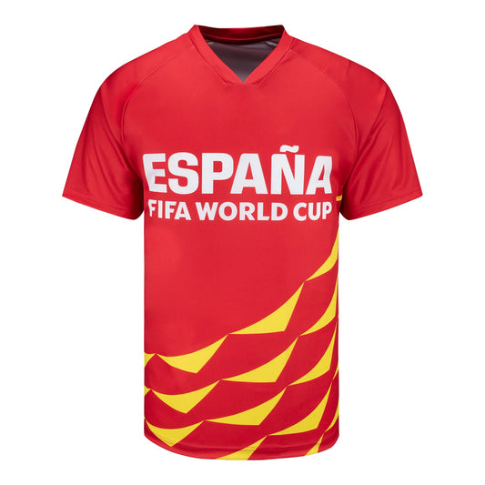 FIFA World Cup 2026 Spain Sublimated T-Shirt - Unisex Official Team Jersey Sports Fan Apparel