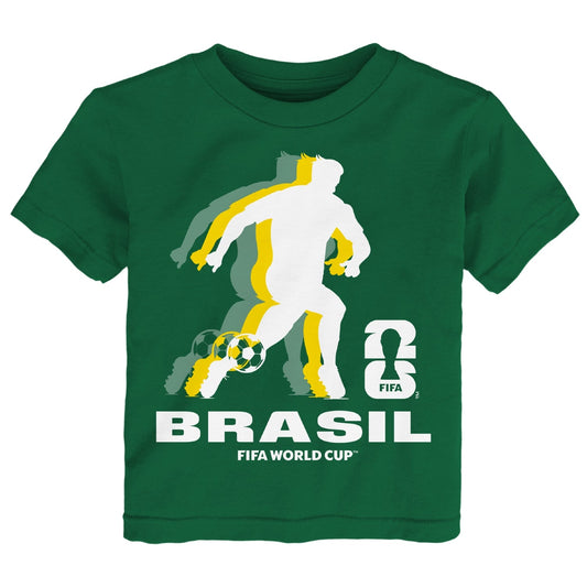 FIFA World Cup 2026 Brazil Shadow T-Shirt - Toddler Casual Graphic T Shirt