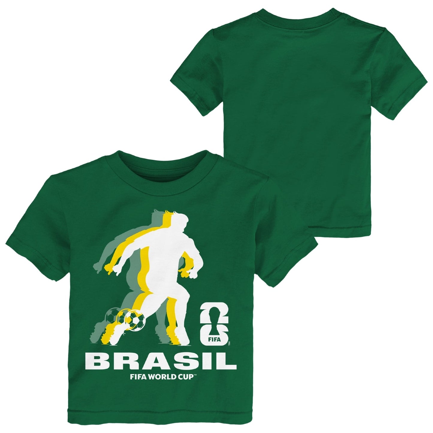 FIFA World Cup 2026 Brazil Shadow T-Shirt - Toddler Casual Graphic T Shirt