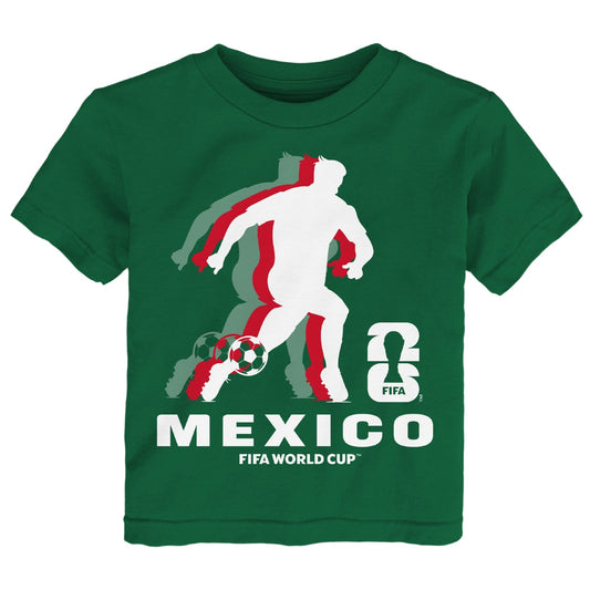 FIFA World Cup 2026 Mexico Shadow T-Shirt - Toddler Casual Graphic T Shirt