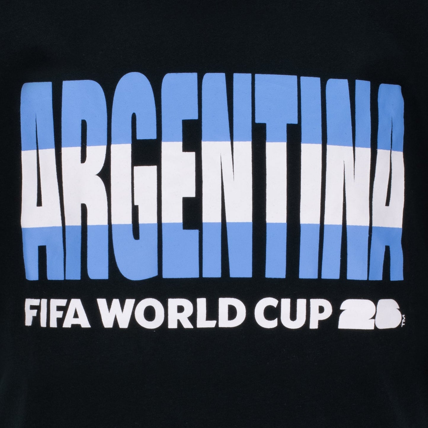 FIFA World Cup 2026 Argentina Graphic T-Shirt - Youth Casual Graphic T Shirt