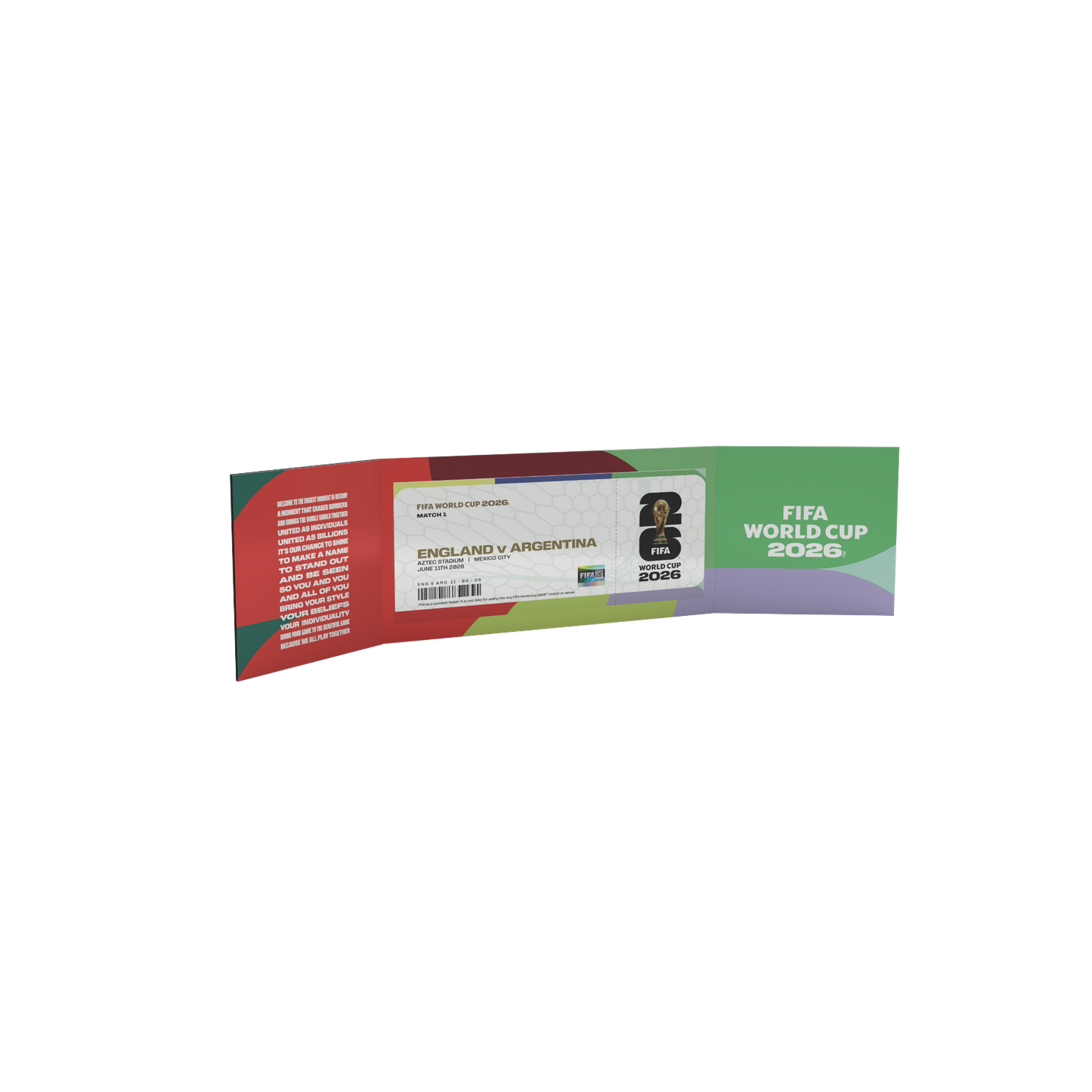 FIFA World Cup 2026 NY NJ Host City Replica Ticket Popular Style Comfort Casual