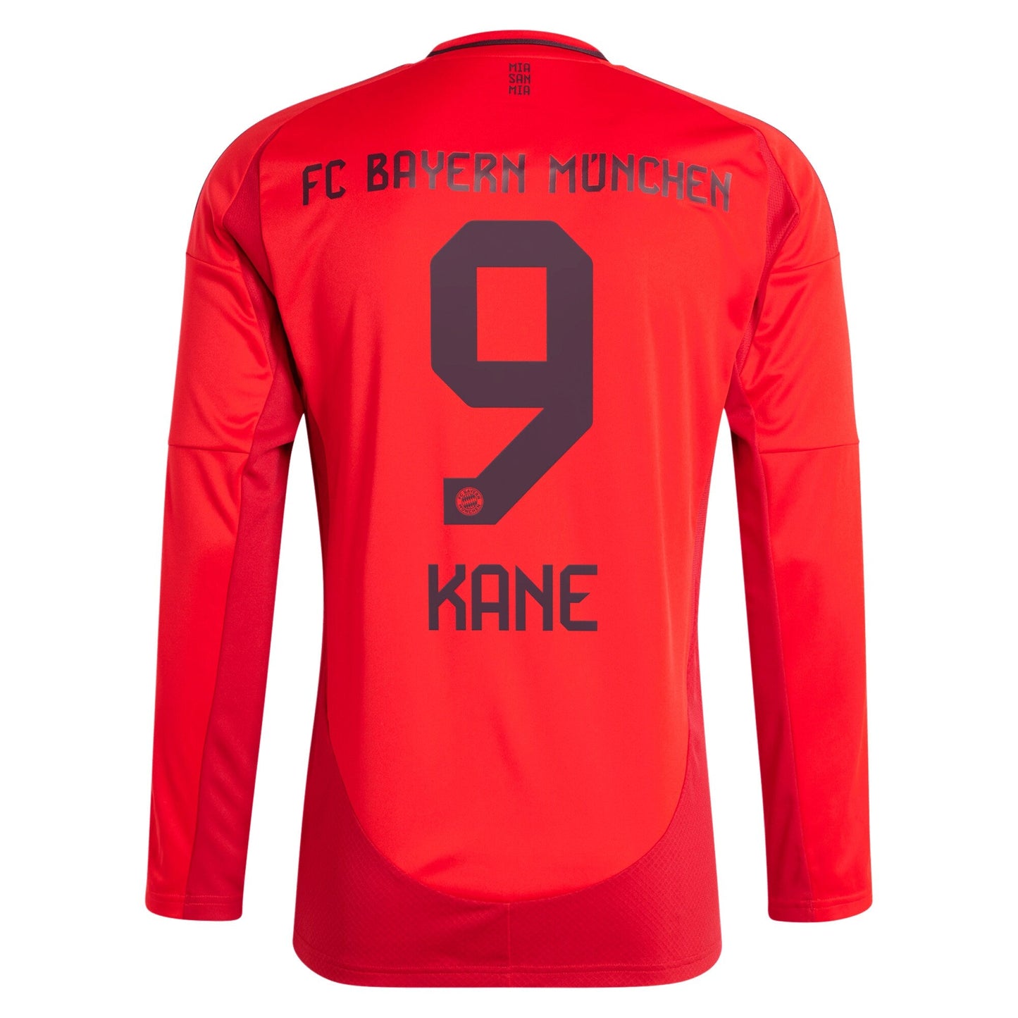 Harry Kane Bayern Munich adidas 2024 25 Home Long Sleeve Player Jersey - Red Official Team Jersey Sports Fan Apparel