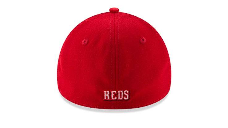 Mens MLB Cincinnati Reds Home Team Classic 39THIRTY Flex Fit Hat By New Era Official Team Hat Sports Fan Cap Official NFL Team Hat Football Fan Cap