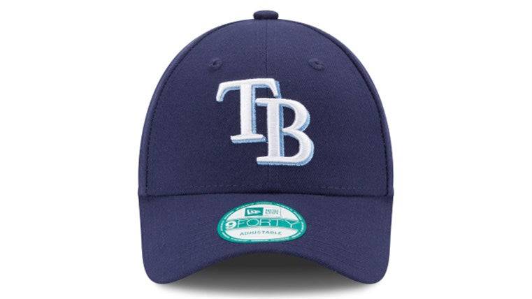 Men's New Era Tampa Bay Rays The League 9FORTY Adjustable Game Cap Official Team Hat Sports Fan Cap Official NFL Team Hat Football Fan Cap