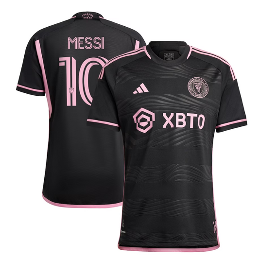 Lionel Messi Inter Miami CF adidas 2023 La Noche Authentic Jersey - Black Official Team Jersey Sports Fan Apparel