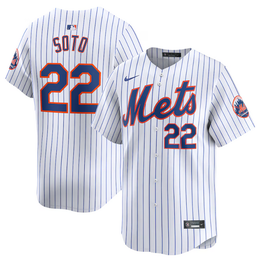 Juan Soto New York Mets MLB Home Limited Jersey Nike Official Team Jersey Sports Fan Apparel Official NFL Team Jersey Football Fan Apparel