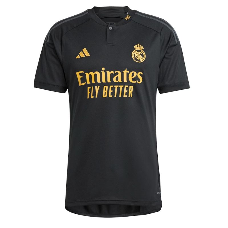 Jude Bellingham Real Madrid Adidas 2023 24 Third Player Jersey - Black Official Team Jersey Sports Fan Apparel