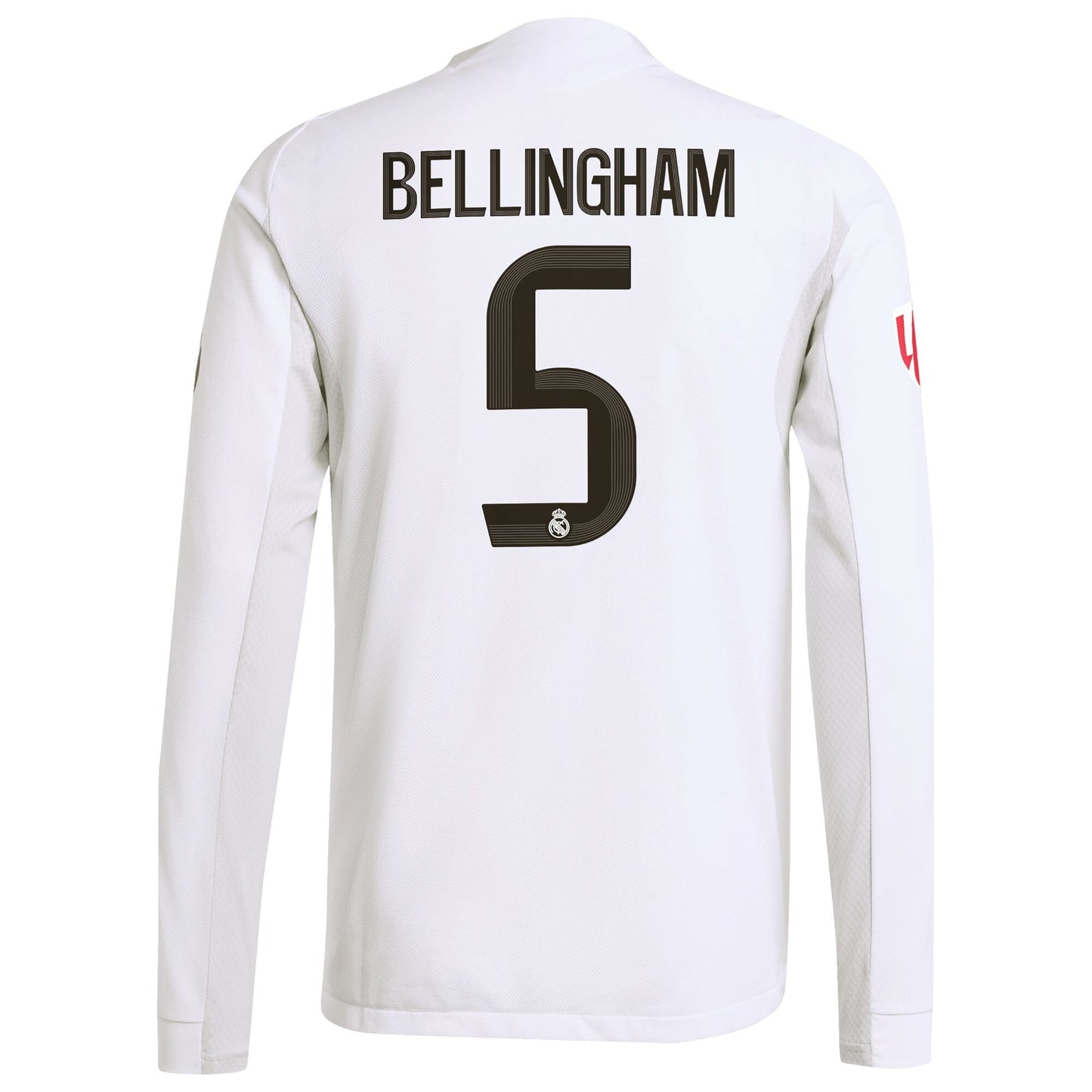 Jude Bellingham Real Madrid adidas 2025 26 Home Long Sleeve Jersey - White Official Team Jersey Sports Fan Apparel