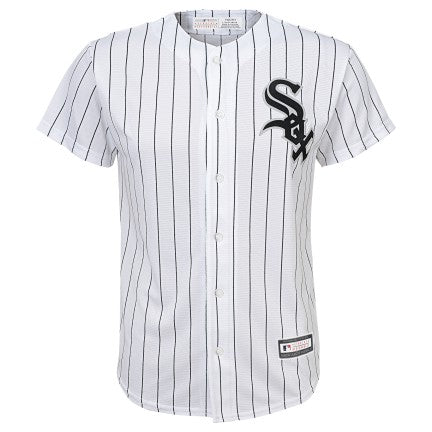 Youth MLB Branded Chicago White Sox Blank White Home Cool Base Jersey Official Team Jersey Sports Fan Apparel Official NFL Team Jersey Football Fan Apparel
