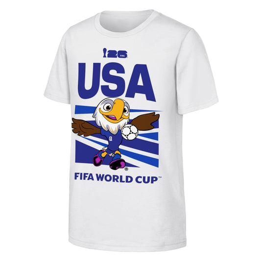 FIFA World Cup 2026 USA Mascot T-Shirt - Youth Casual Graphic T Shirt