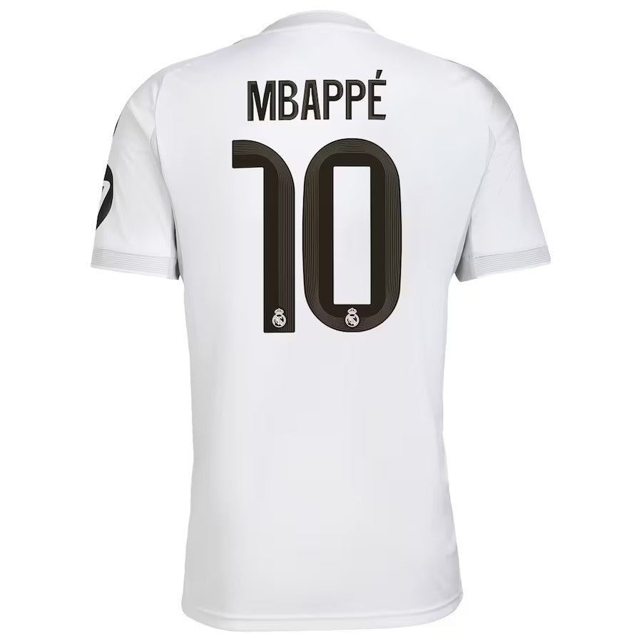 Kylian Mbappé Real Madrid adidas 2025 26 Home Player Jersey - White Official Team Jersey Sports Fan Apparel