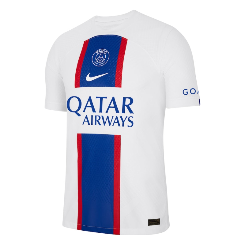 Lionel Messi Paris Saint-Germain 2022 23 Third Vapor Match Men s Authentic Jersey- White Official Team Jersey Sports Fan Apparel