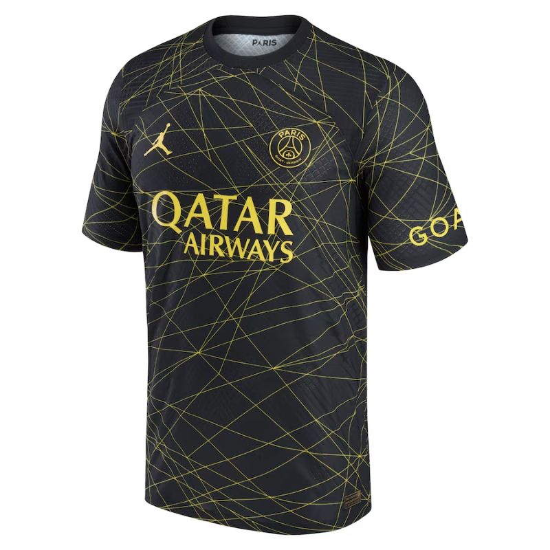 Lionel Messi Paris Saint-Germain 2022 23 Fourth Vapor Match Player Jersey - Black Official Team Jersey Sports Fan Apparel
