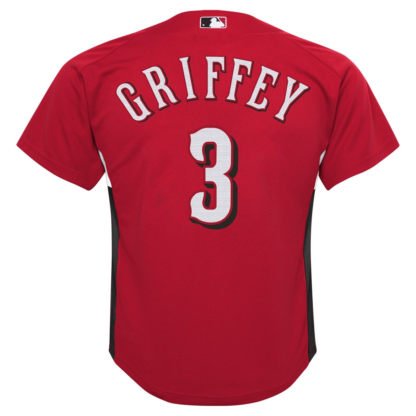 Youth Cincinnati Reds Ken Griffey Jr. Mitchell & Ness Red 2007 Cooperstown Collection Batting Practice Jersey Official Team Jersey Sports Fan Apparel Official NFL Team Jersey Football Fan Apparel