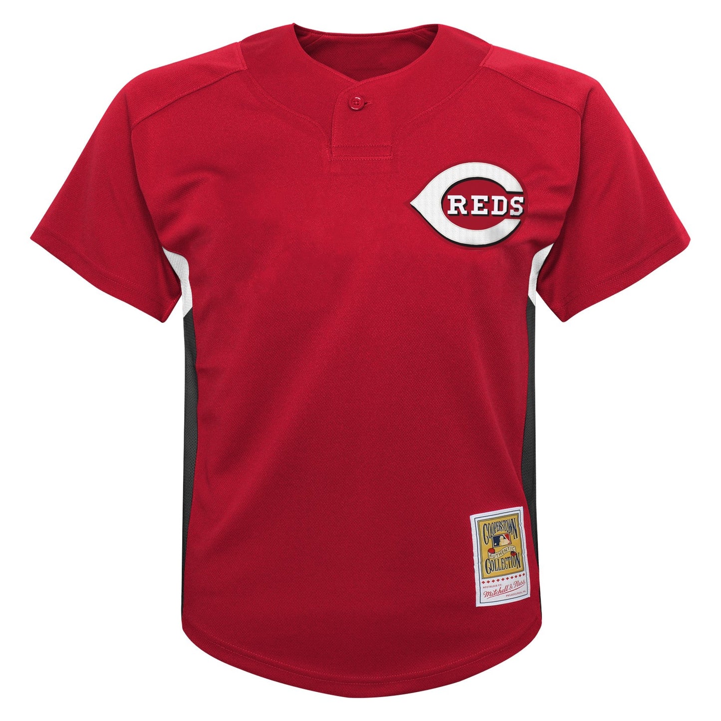 Youth Cincinnati Reds Ken Griffey Jr. Mitchell & Ness Red 2007 Cooperstown Collection Batting Practice Jersey Official Team Jersey Sports Fan Apparel Official NFL Team Jersey Football Fan Apparel