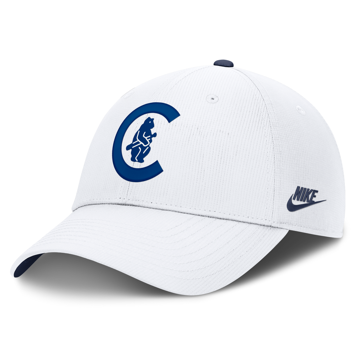 Chicago Cubs Nike Cooperstown Club Logo White Adjustable Hat Official Team Hat Sports Fan Cap Official NFL Team Hat Football Fan Cap