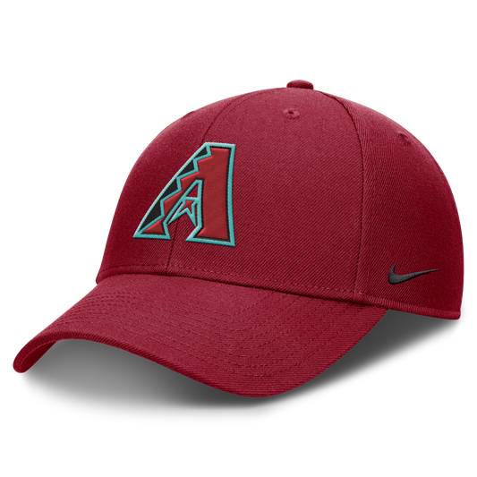 Arizona Diamondbacks Nike Crimson Club Adjustable Hat Official Team Hat Sports Fan Cap Official NFL Team Hat Football Fan Cap