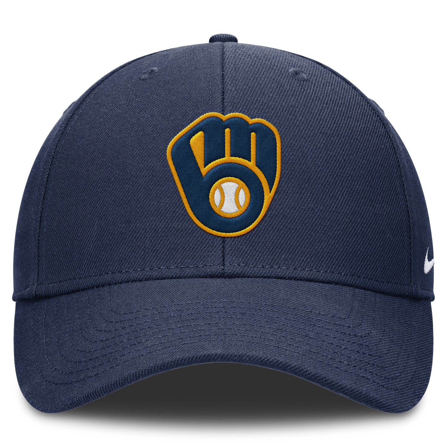 Milwaukee Brewers Nike Navy Club Adjustable Hat Official Team Hat Sports Fan Cap Official NFL Team Hat Football Fan Cap