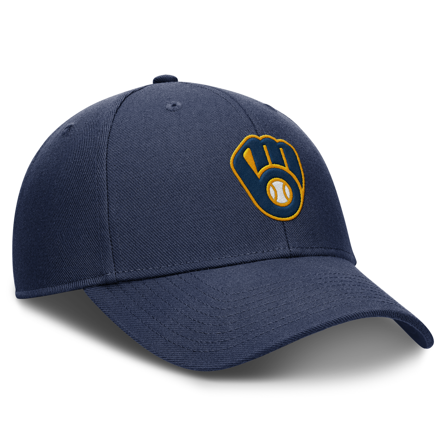 Milwaukee Brewers Nike Navy Club Adjustable Hat Official Team Hat Sports Fan Cap Official NFL Team Hat Football Fan Cap