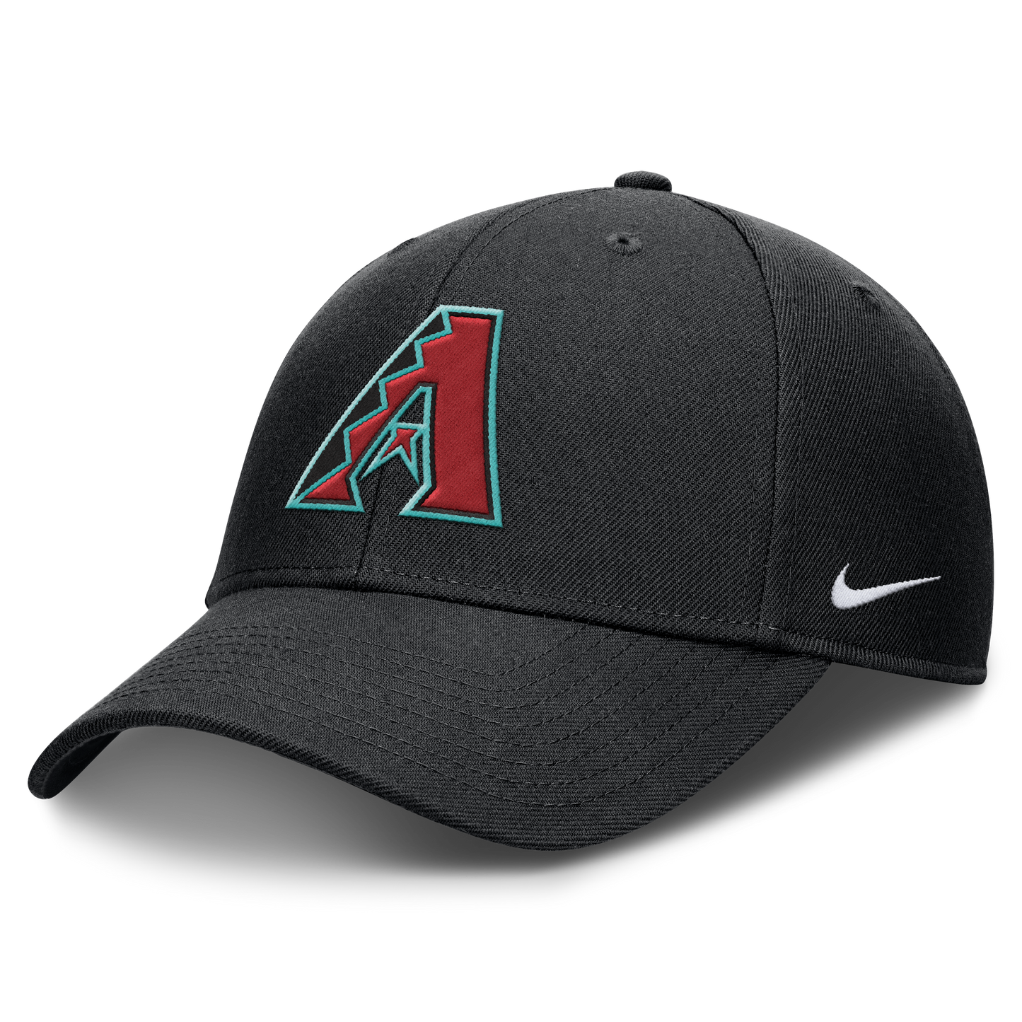 Arizona Diamondbacks Nike Black Club Adjustable Hat Official Team Hat Sports Fan Cap Official NFL Team Hat Football Fan Cap
