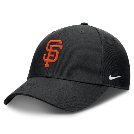 San Francisco Giants Nike Black Club Adjustable Hat Official Team Hat Sports Fan Cap Official NFL Team Hat Football Fan Cap